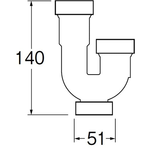 ＳＡＮＥＩ　Ｕ管　PH770-67-32　1 個