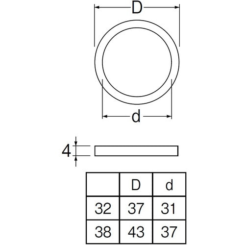 SANEI 로우 탱크 사이펀 용 가방 너트 패킹 PP42-32S-38 1 개