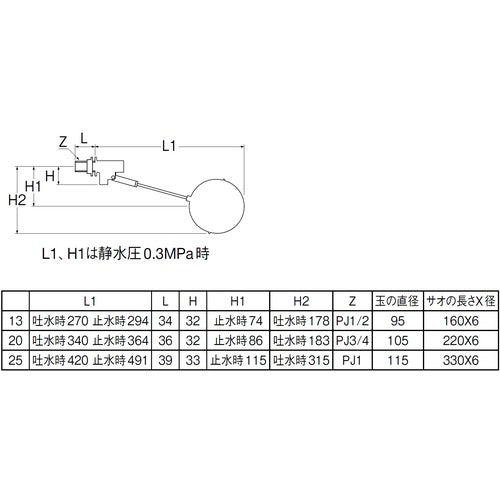 SANEI 볼 탭 V41-25 1 개
