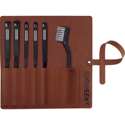 ENGINEER Jet Black File Set Medium TFS-10 1 S