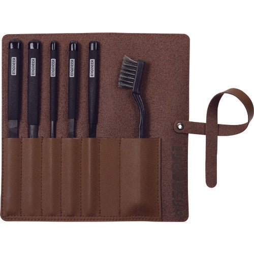 ENGINEER Jet Black File Set Fine TFS-30 1 S