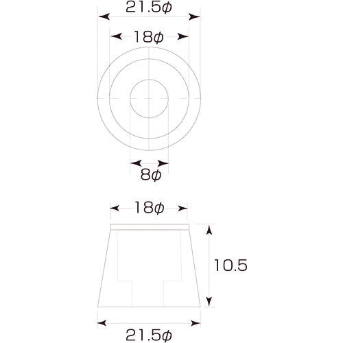 ＭＫ　公団戸当用（ゴムのみ）　白色　M-300-00S　1 個