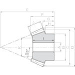 ＫＨＫ　アンギュラマイタＳＡＭ３−２００４５　SAM3-20045　1 個