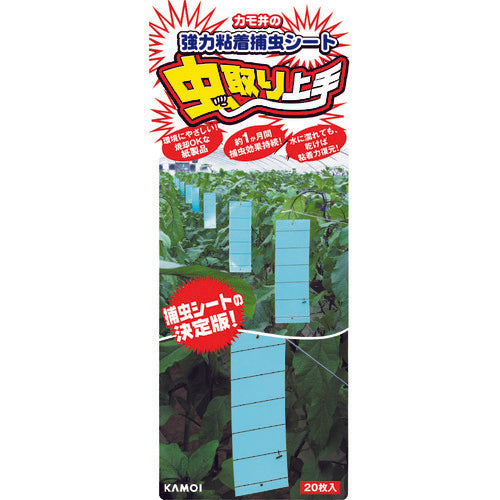 カモ井　虫取り上手（青色）　NO16246　1 袋