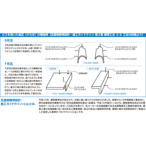 DAIDOHANT 기와용 SUSXM7 파워 플러스 비스 4.0×65(파시) 올레핀 P 부착(100개) 00049152 1상자
