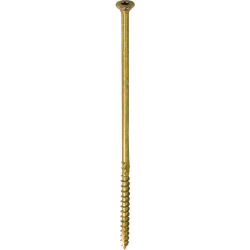 DAIDOHANT VP Wood Long Screws, Half Screws, Flat Head, 8 x 230, Chromate, 10 Pieces, 10175463, 1 Bag