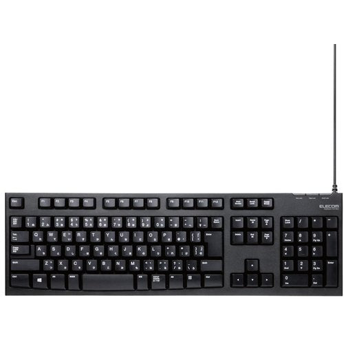 ELECOM USB Standard Keyboard TK-FCM062BK 1 unit