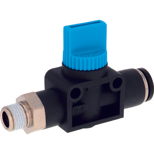 PISCO Hand Valve Straight B 3 Way Valve Tube R1/8 Output 8 HV01-8 1 pc