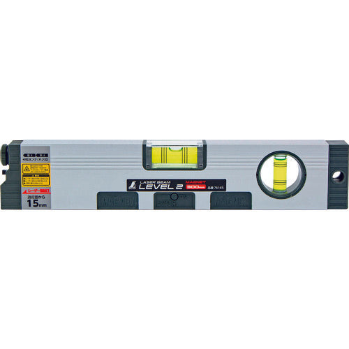 シンワ　レーザービームレベル２　３００ｍｍ　マグネット付　76165　1 個