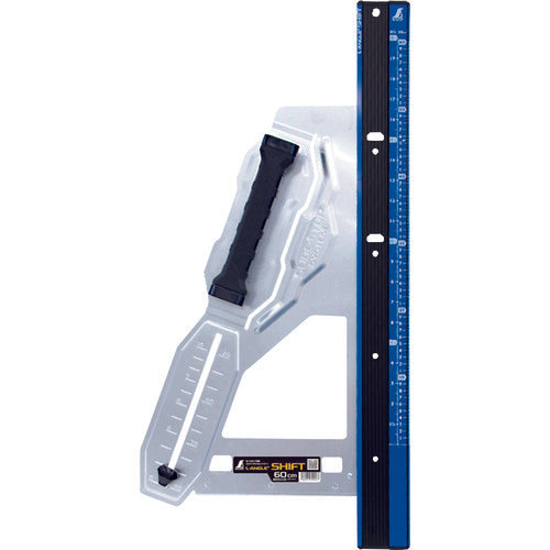 Shinwa Circular Saw Guide Ruler L-Angle Plus Shift 60cm with Dimensional Gradient Cutting Function 79053 1 Unit