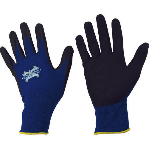 おたふく　ソフキャッチＥＸフィット　ニトリルゴム　クレーターパーム　ネイビー　Ｓ　A-398-NV-S　1 双