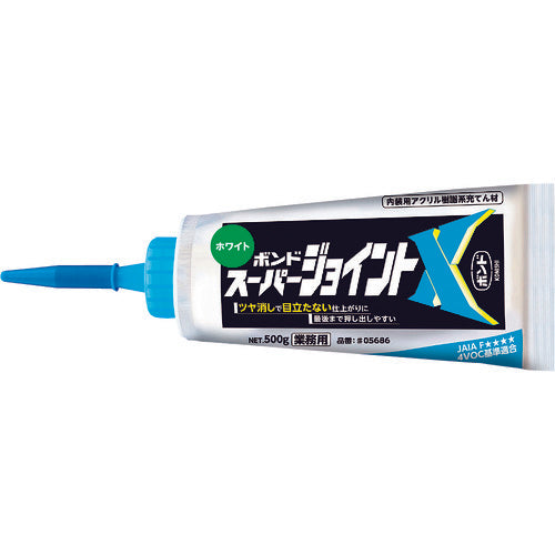 コニシ　建築用シーリング剤　ボンド　スーパージョイントＸ　ホワイト　５００ｇ　05686　1 個