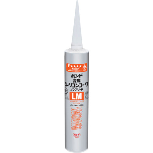 コニシ　建築用シーリング剤　ボンド　変成シリコンコーク　ノンブリード　ＬＭ　３２０ｍｌ　ライトグレー　05722　1 本