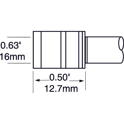 Metcal MX Series Precision Tweezers Tip Cartridge PTTC-705 1 set