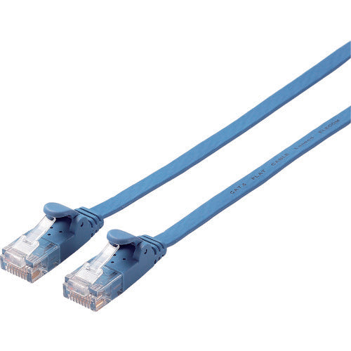 エレコム　カテゴリー６対応ＬＡＮケーブル（フラット）　３ｍ　ブルー　LD-GF2/BU3　1 本
