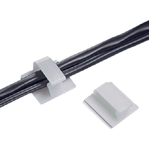 PANDUIT Fixture Cord Clip with Rubber Adhesive Tape Natural BEC62-AT 1 Pack