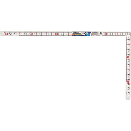 シンワ　曲尺同厚　ホワイト　５０ｃｍ／１尺６寸　併用目盛　名作　11106　1 本