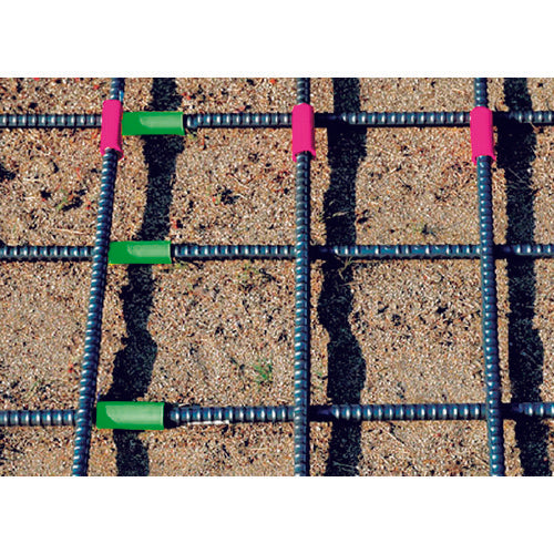 シンワ　鉄筋カラーマーカー　ピンク　１０ヶ入　78552　1 袋