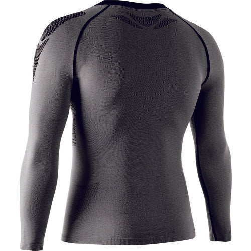 Otafuku BT Dual Cross Long Sleeve Crew Neck Shirt Gray/Black L~XL JW-592-39-L~XL 1 unit