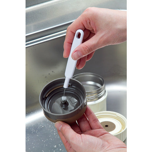 Mameita Hand Brush for cleaning food pot inner plugs KB-603 1 S