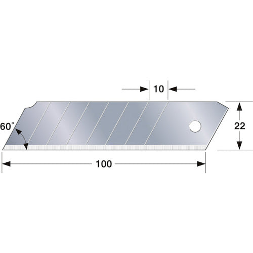 Tajima Caulking Cutter J Long DC680/Y 1 piece