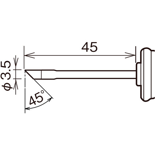 グット　ＭＳＤ−５用　替えこて先　MSD-5HRT-C　1 個