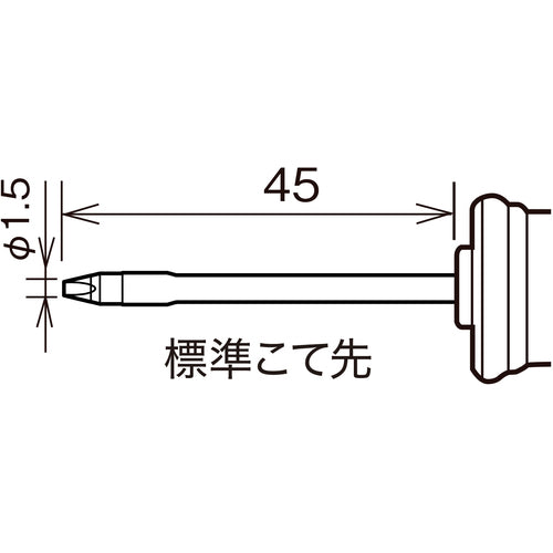 グット　ＭＳＤ−５用　替えこて先　MSD-5HRT-D　1 個