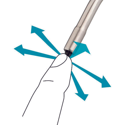 HAZET Air Blow Gun 100mm Vent Nozzle Quiet Type 9040P-3 1 pc