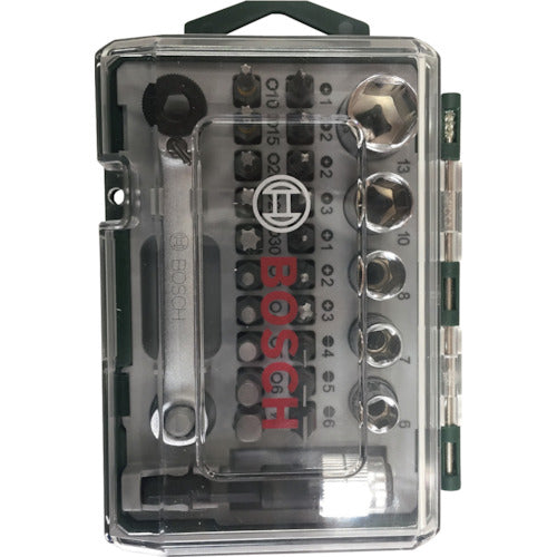 Bosch 27p Multidriver &amp; Socket Set 2607017375 1 S