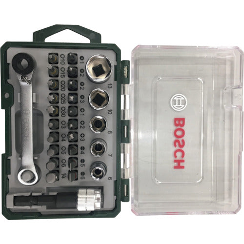 Bosch 27p Multidriver &amp; Socket Set 2607017375 1 S