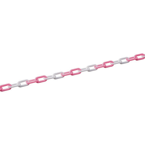 녹십자 플라스틱 체인 핑크/화이트 PTS-730PW 길이: 30m 선경: 7mmΦ 폴리에틸렌 284163 1권