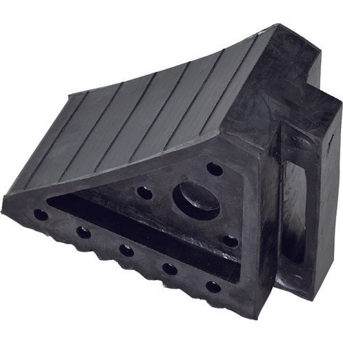 Green Cross Tire Stopper for Passenger Cars (Up to 2t) H145 x W100 x D195mm Synthetic Rubber 120001 1 pc