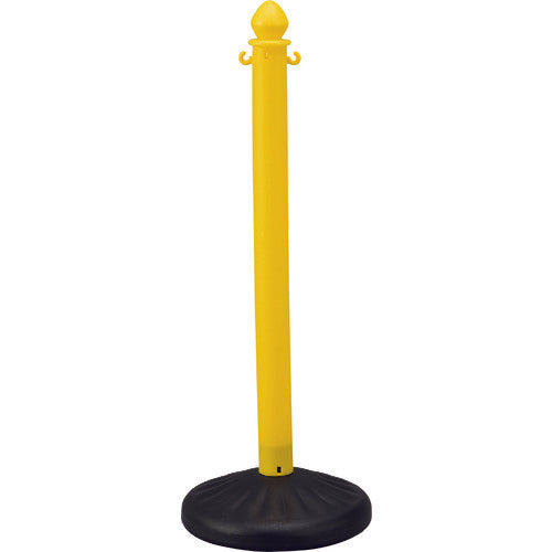 Green Cross Chain Stand Pole: Yellow Base: Black PSW-Y Height: 985mm Water-injected base type Polyethylene 141020 1 unit