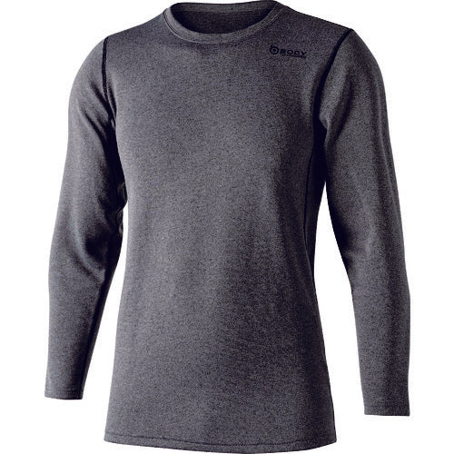 Otafuku BT Dual Brushed Heavyweight Crew Neck Shirt Gray/Black SS JW-180-39-SS 1 pc