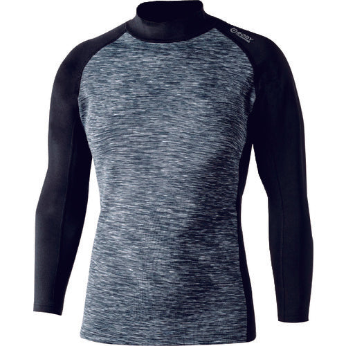 おたふく　ＢＴヒートブースト　ヘビーウェイト　ロングスリーブ　ハイネックシャツ　カモフラ／ブラック　３Ｌ　JW-186-49-3L　1 着