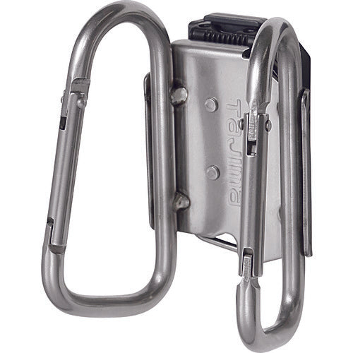 Tajima Detachable Tool Holder Stainless Steel Double Carabiner Large SFKHS-CLW 1 pc