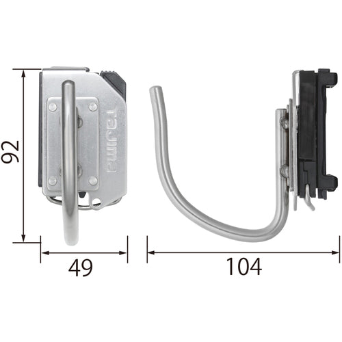 Tajima Detachable Tool Holder Stainless Steel J Hook SFKHS-J 1 pc