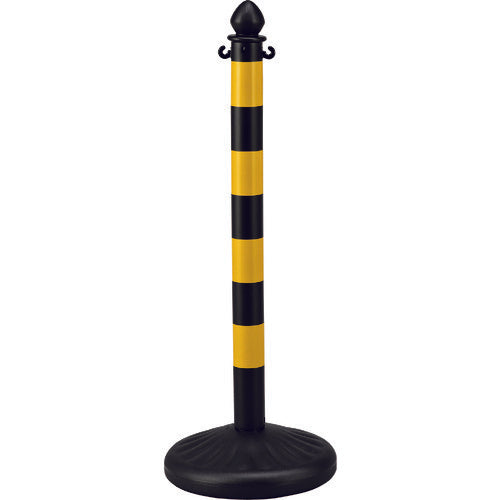 Green Cross Chain Stand Pole: Yellow Reflective/Black Base: Black PSW-HTR Height: 985mm Water-Injected Base Type Polyethylene 141021 1 Unit
