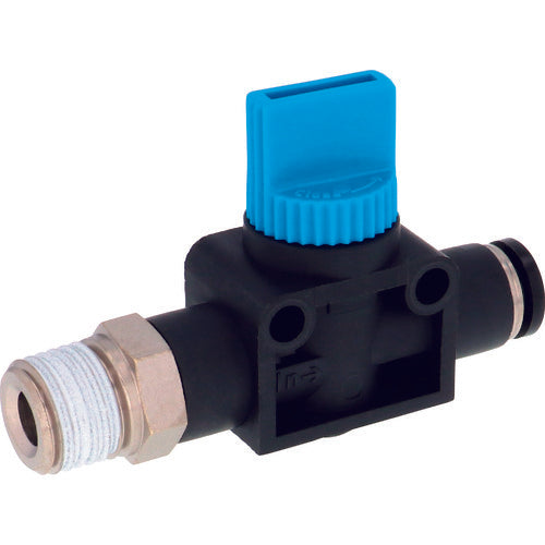 PISCO 핸드 밸브 스트레이트 B3 방향 밸브 튜브 R1/4 출력 6 HV02-6 1개