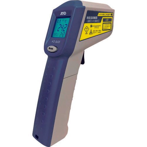 Ａ＆Ｄ　レーザーマーカー付き赤外線放射温度計　ＡＤ−５６３５　AD5635　1 台