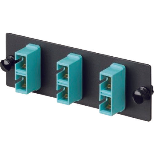 PANDUIT Fiber Optic SC Adapter Panel Duplex 6-core OM4 1 piece FAP3WAQDSCZ FAP3WAQDSCZ 1 piece