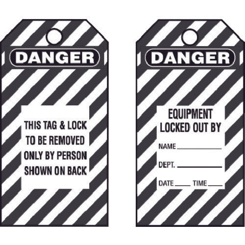 PANDUIT Safety Tag DANGER PVT-98 PVT-98 1 bag