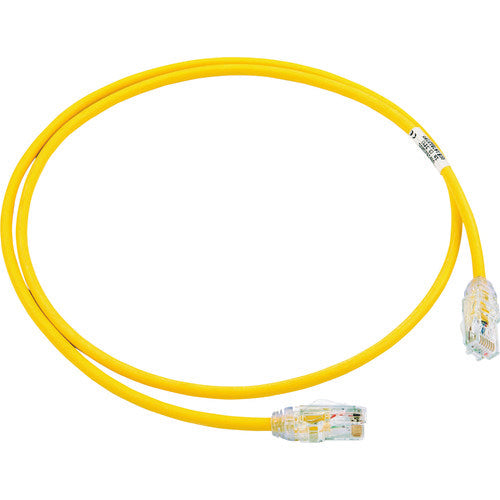 PANDUIT Category 6A Thin Patch Cord 0.5m Yellow UTP28X0.5MYL UTP28X0.5MYL 1 Piece