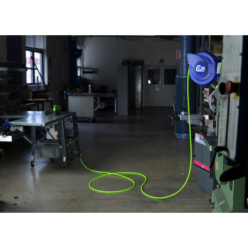 CEJN Safety Reel (Neon Green Hose) 10m 8x12mm Connection R1/4 19-911-2028 1 pc