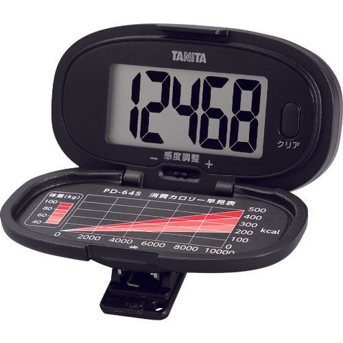 TANITA Pedometer PD645BK PD-645-BK 1 piece