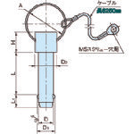 Ｊｅｒｇｅｎｓ　ボールロックピン　BJ774-05010-SUS　1 個