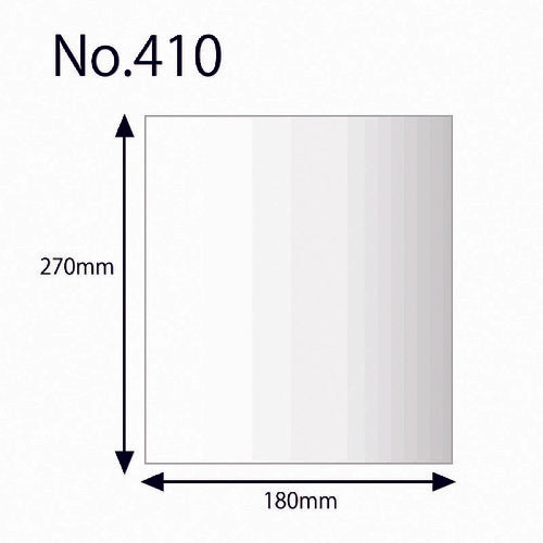 HEIKO 폴리 규격 주머니 헤이코 폴리 No. 410 끈 없음 100장들이 006618000 1봉