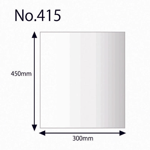 ＨＥＩＫＯ　ポリ規格袋　ヘイコーポリ　Ｎｏ．４１５　紐なし　１００枚入り　006618500　1 袋