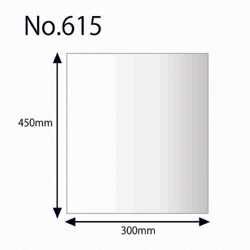 ＨＥＩＫＯ　ポリ規格袋　ヘイコーポリ　Ｎｏ．６１５　紐なし　５０枚入り　006620500　1 袋