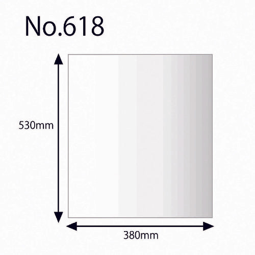 HEIKO Standard Poly Bags Heiko Poly No. 618 No String 50 Pieces 006620800 1 Bag